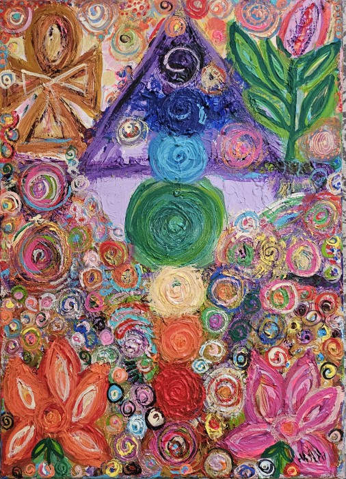Pictura Sacrul de Mireille Gislene Makita-Mbama